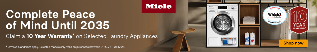Miele laundry peace of mind promo