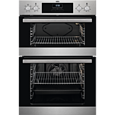 AEG DEB331010M 
Multifunction double oven, Stainless Fascia, Retractable Rotary Controls, 2 Main Ov