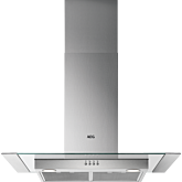 AEG DTB3652M 
60cm Transparent Glass Wall Chimney Hood, Metal strips included to make width of 70cm