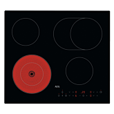 AEG HRX64360CB 59cm Ceramic Hob - Black