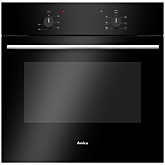 Amica ASC200BL Fan oven, 62ltr, 5 FN + light, 2000W grill, triple glazed door, 13A, black