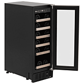 Amica AWC300SS 30 cm fs wine cooler, 19 x BS, SS door frame, blue LED, RD