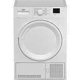 Beko DTLCE80041W 8kg Condenser Tumble Dryer - White