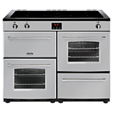 Belling 444444155  110EI 110cm Electric Rangecooker with Double Oven and Induction Hob - Silver