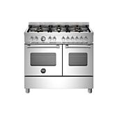 Bertazzoni MAS106L2EXC Master 100cm Range Cooker Twin Oven Dual Fuel Stainless Steel