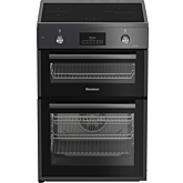 Blomberg HIRN651N 60cm Double Oven Electric Cooker with Induction Hob - Anthracite