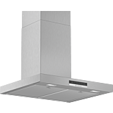 Bosch DWB66DM50B 60Cm Wide Brushed Steel Box Chimney Cooker Hood With Electronic Touch Control, 3 Sp