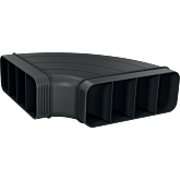 Bosch HEZ9VDSB1 Flat channel 90º horizontal bend, for worktop depth minimum 65cm.  Ducting component