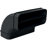 Bosch HEZ9VDSB2 Flat channel 90º vertical bend (large Radius), suitable for worktop depth minimum 70
