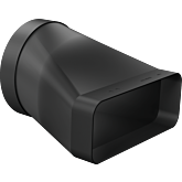 Bosch HEZ9VDSI0 Straight Adaptor / Converter flat to round  (Ø 150mm). Ducting component outlet size