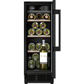 Bosch KUW20VHF0G 82X30 under counter wine cabinet with front recess to allow for plinth installation