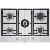 Bosch PCQ7A5I90 Stainless Steel 75cm Gas Hob