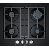 Bosch PNP6B6B90 59cm Gas Hob - Black