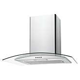 Candy CGM60NX/1 60 cm Chimney Hood, Stainless steel and glass