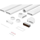 Caple C227W 120mm flat channel venting kit - 3 metre