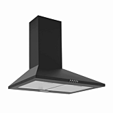 Caple CCH601BK black, push button controls, 305m3/h, W 600mm, C energy, filter CAP60CF 