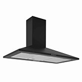 Caple CCH901BK black, push button controls, 305m3/h, W 900mm, C energy, filter CAP60CF 