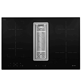 Caple DD780BK Downdraft: stainless steel grille, touch control, 4 speeds, 648m3/h, plinth motor incl
