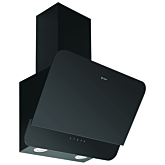 Caple OM600 black glass, illuminated LED touch controls, 456m3/h, W 600mm, C energy, filter CAP61CF