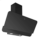 Caple OM900 black glass, illuminated LED touch controls, 456m3/h, W 900mm, C energy, filter CAP61CF