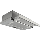 Caple TSCH601 telescopic, stainless steel / grey, dual switch controls, 291m3/h, W 600mm, C energy, 