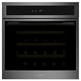 Caple WC6100SS Sense, 1 zone, H 600mm, G energy, stainless steel door, square handle, soft open/clos