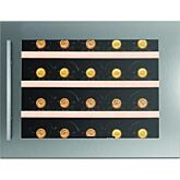 Caple WC6401 Classic, 1 zone, H 455mm, F energy, 1 piece stainless steel door, square handle, touch 