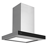 Caple ZC622 Zodiac, Black glass and aluminium strips, illuminated touch controls, LED lights, 612m3/