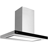 Caple ZI922 Zodiac, stainless steel, black glass touch control, 581m3/h, W 900mm, B energy, filter C