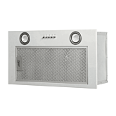 CDA CCA52SI Canopy extractor, Ducted/re-circulating, 3 speeds, silver