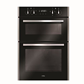 CDA DC941SS Electric Built-In Double Oven Black