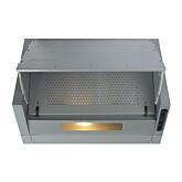 CDA EIN60FSI Silver Ducted/Re-Circulating Integrated Extractor With 3 Speeds