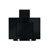CDA EVA70BL Angled extractor, Ducted/re-circulating, LED lights, TC, black