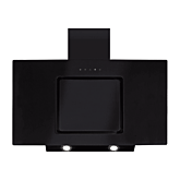 CDA EVA90BL Black Ducted/Re-Circulating Angled Extractor With Led Lighting
