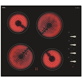 CDA HC6212FR 4-Zone Ceramic Hob Black 59.2cm