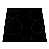 CDA HC7621FR 5 zone ceramic hob, front touch control, 9 PL