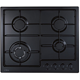 CDA HG6251BL 58cm 4-Burner Gas Hob Black