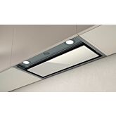 Elica BOXIN-HE-120 120Cm Stainless Steel And White Glass Boxin Built In Hood With Led Lighting And 3