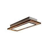 Elica LULL-AT-NAT-DO 120Cm Lullaby-Nat-Do Natural Wood Wide Ceiling Hood Duct-Out Version