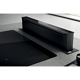 Elica PANDORA-BLK 84Cm Black Glass Pandora Downdraft Cooker Hood For Ducted/Recirculating Ventilatio
