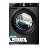 Hisense WF3S8043BB3 8kg 1400 Spin Washing Machine Black