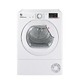 Hoover HLEC8DG 8Kg Hoover White Condenser Tumble Dryer With 4 Sensor Dry Options, Wifi Enabled, Easy