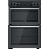 Hotpoint CD67V9H2CA Doublee Elect Cooker