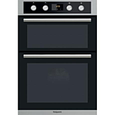 Hotpoint DD2844CIX 59.5cm Built In Electric Double Oven - Silver