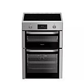 Hotpoint HDE6IDC2X 60cm Double Electric Cooker Induction