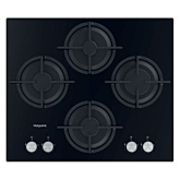 Hotpoint HGS61SBK 59cm Gas Hob - Black