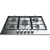 Hotpoint PPH75PDFIXUK 75cm Gas Hob - Silver
