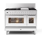 Roma 100cm Twin 60 / 40 6 Gas Burners Stainless Steel