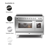 Roma 120cm Twin 90 / 30 7 Zone Induction FL Matt Graphite