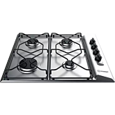 Indesit PAA642IXI Aria PAA642IXI 58cm Gas Hob - Silver